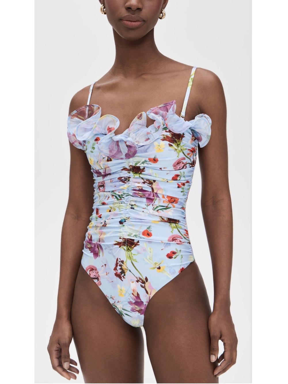 PatBo Lily Flower Flutter Swimsuit